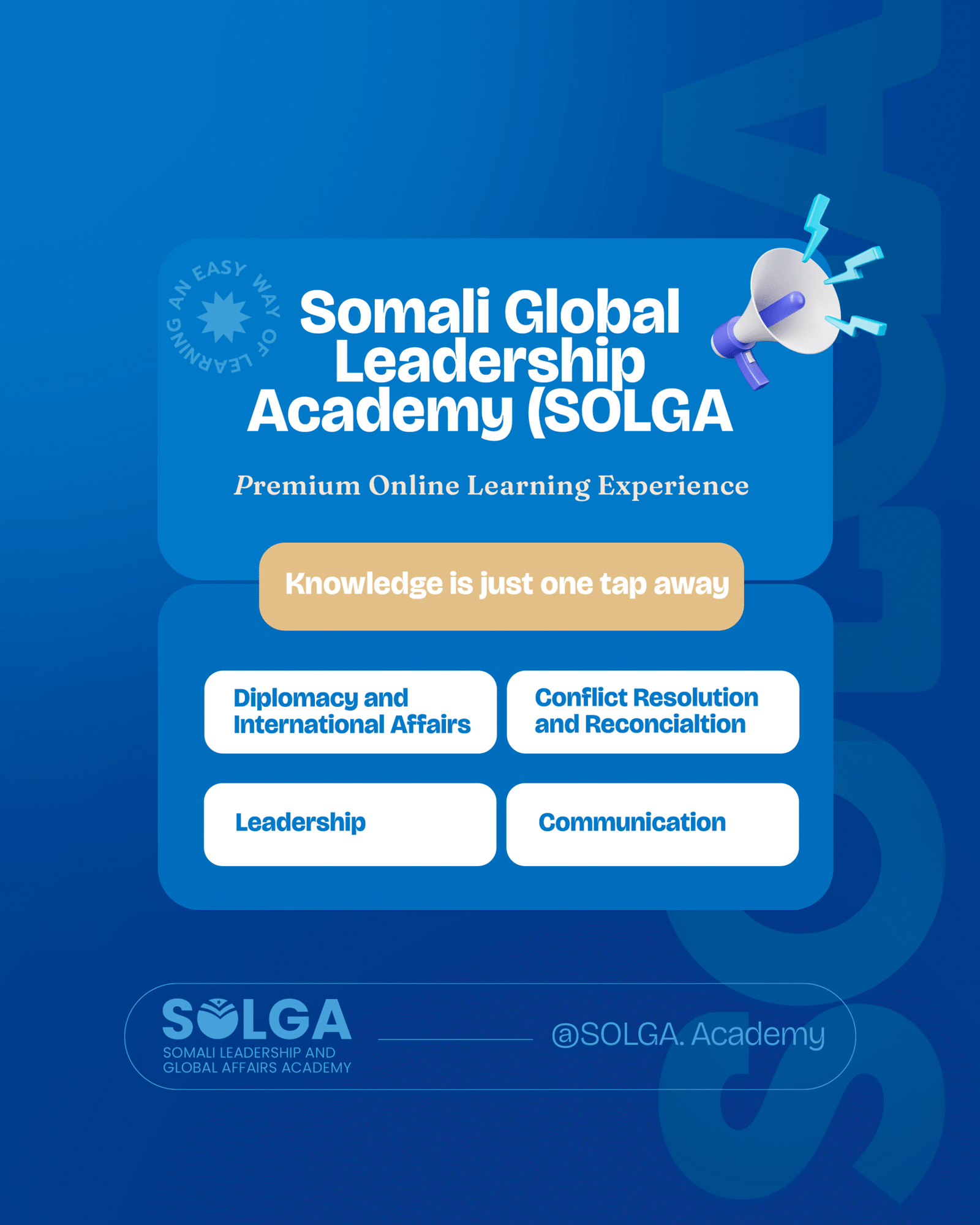 SOLGA COURSES MAIN
